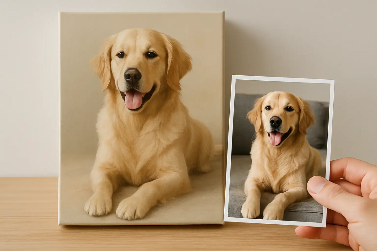 Custom Pet Portrait From Photo: What Works