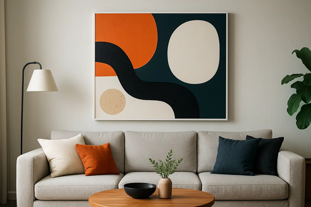 Bold Modern Wall Art That Owns Your Living Room