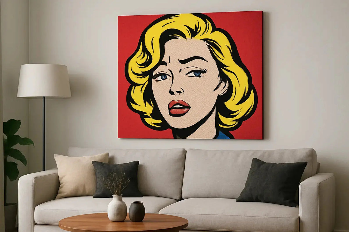 Pop Art Canvas Wall Art That Owns the Room