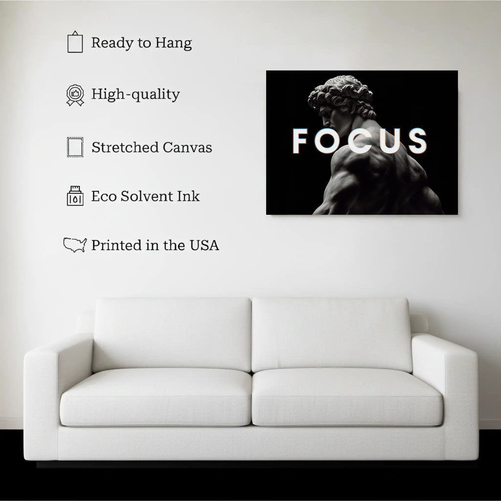 Focus – Motivational Wall Art Canvas
