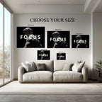 Focus – Motivational Wall Art Canvas