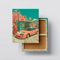 Anime Supra MK4 Canvas – JDM Cherry Blossom Wall Art | Kubo.gallery Kubo Gallery