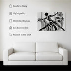 Whispers of Motion – Dancer Silhouette Canvas Wall Art Kubo Gallery