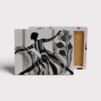 Whispers of Motion – Dancer Silhouette Canvas Wall Art Kubo Gallery
