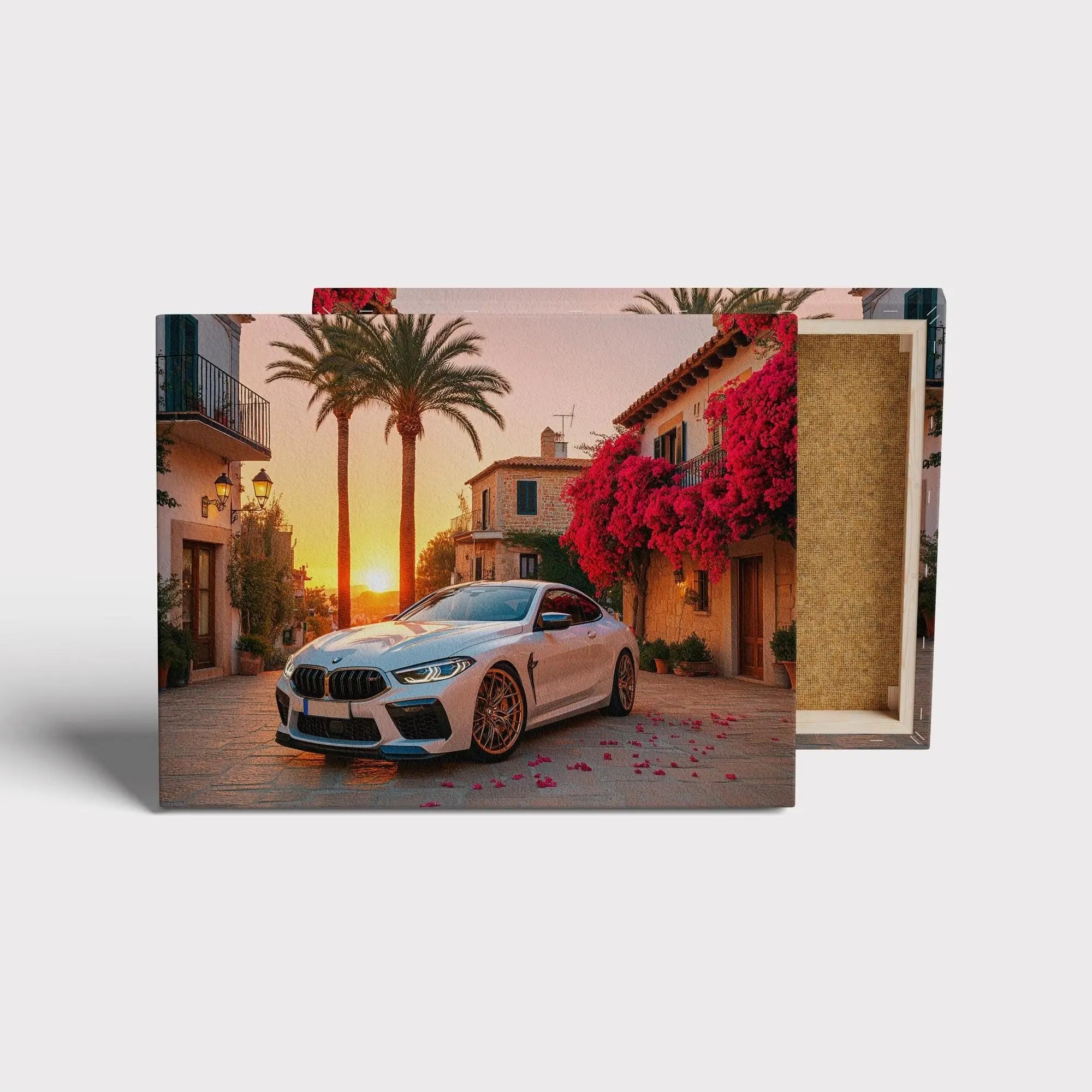 Album with a car on a cover against a scenic background
