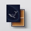 Celestial Whale – Cosmic Dream Canvas Ready to Hang Wall Art Kubo Gallery