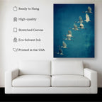Sky Dancers – Crane Flight Canvas Wall Art Kubo Gallery