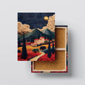 Tuscan Dreamscape – Quilling-Inspired Landscape Wall Art Kubo Gallery