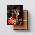 Custom Royal Pet Portrait from Photo – The General Military Dog & Cat Renaissance Painting, Funny Noble Pet Canvas, Memorial Gift Kubo Gallery