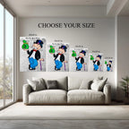 Wall Street Tycoon – Pop Art Money & Power Canvas Kubo Gallery