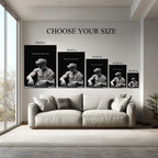 Timeless Body. Timeless Beats. – Classical DJ Statue Canvas Wall Art Kubo Gallery