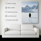 Lone Penguin – Arctic Wall Art Canvas